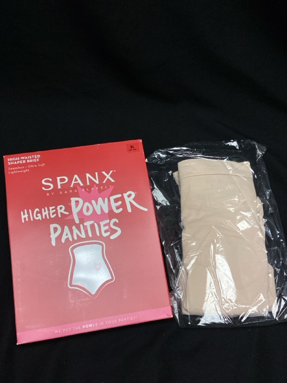 Spanx Higher Power Panties Women's XL Soft Nude Tummy Control Shapewear Talbots